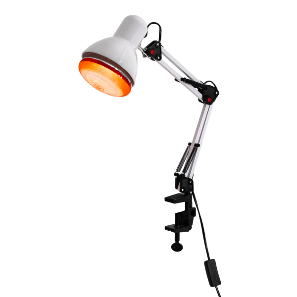 Infraroodlamp, infraroodlichttherapie, verwarmingstemperatuur: ongeveer 100℃, 220V, 150W, wit