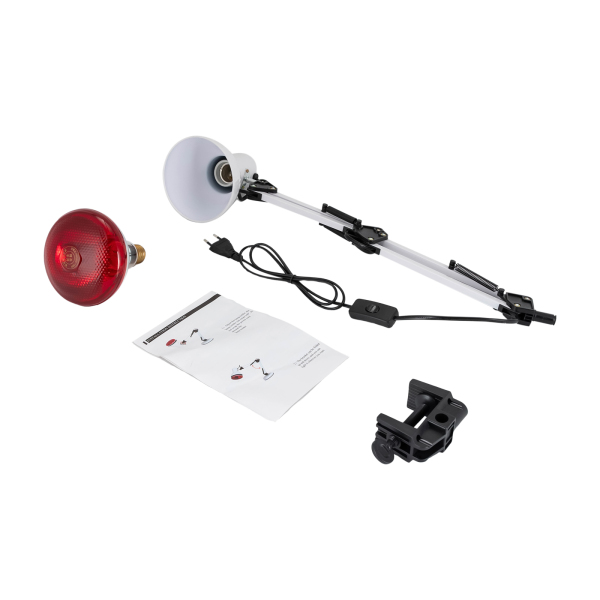 Infraroodlamp, infraroodlichttherapie, verwarmingstemperatuur: ongeveer 100℃, 220V, 150W, wit Infraroodlamp, infraroodlichttherapie, verwarmingstemperatuur: ongeveer 100℃, 220V, 150W, wit