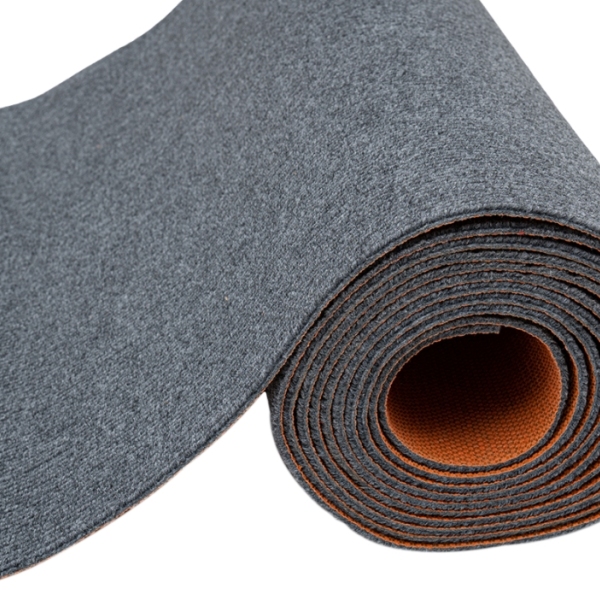 Antislipvloermat van 70 cm * 6 m, milieuvriendelijk en geurloos, gemaakt van TPR, polyester, askrijtstrepen