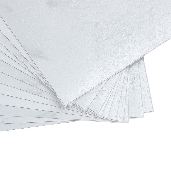 24 stuks zelfklevende PVC Peel and Stick-vloertegels - 60 x 30 cm - voor woonkamer, slaapkamer, eetkamer, keuken - wit 24 stuks zelfklevende PVC Peel and Stick-vloertegels - 60 x 30 cm - voor woonkamer, slaapkamer, eetkamer, keuken - wit