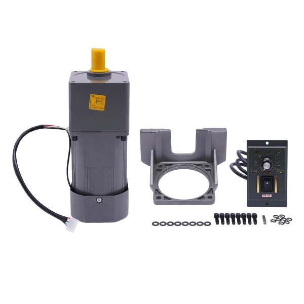 Eenfase asynchrone reductiemotor met hoog koppel Reductiemotorreductiemotor 400 W reductiemotor en snelheidsregelaar AC 220 V 90-1350 RPM