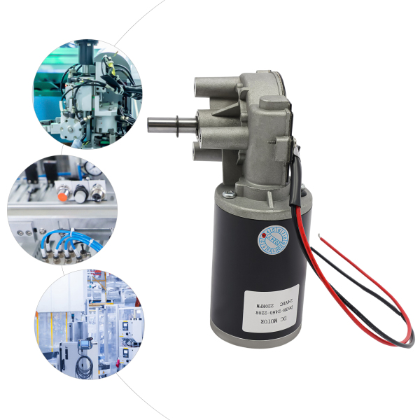 DC-motor, DC-reductiemotor, elektrische reductiemotor 60 W, 220 RPM DC-motor, DC-reductiemotor, elektrische reductiemotor 60 W, 220 RPM