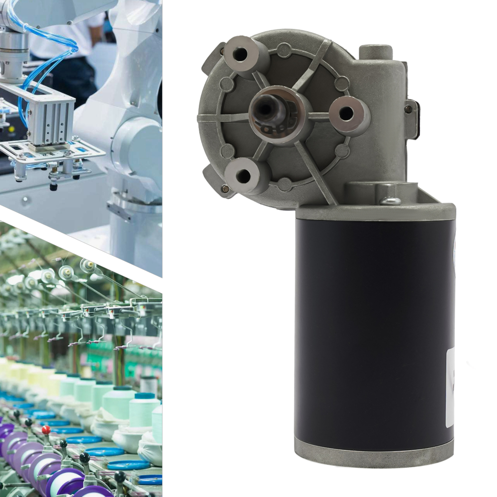 DC-motor, DC-reductiemotor, elektrische reductiemotor 60 W, 220 RPM