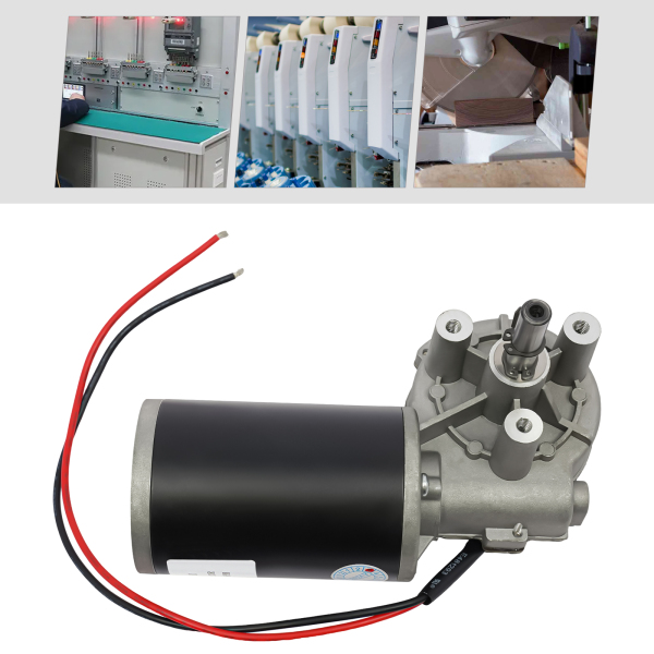 DC-motor, DC-reductiemotor, elektrische reductiemotor 60 W, 220 RPM DC-motor, DC-reductiemotor, elektrische reductiemotor 60 W, 220 RPM
