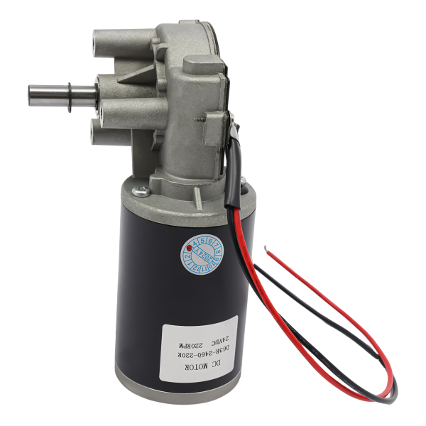 DC-motor, DC-reductiemotor, elektrische reductiemotor 60 W, 220 RPM