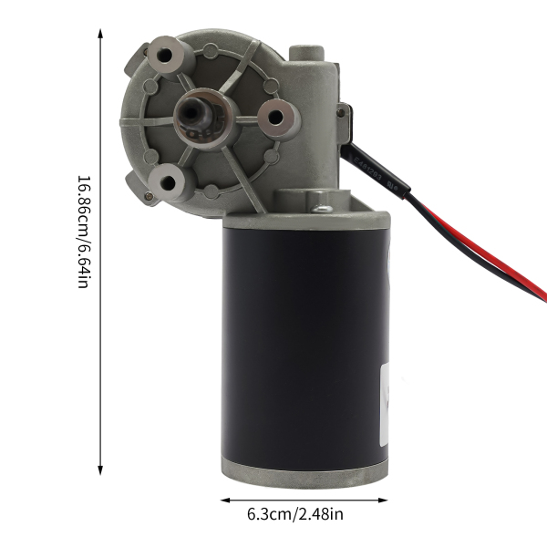 DC-motor, DC-reductiemotor, elektrische reductiemotor 60 W, 220 RPM DC-motor, DC-reductiemotor, elektrische reductiemotor 60 W, 220 RPM