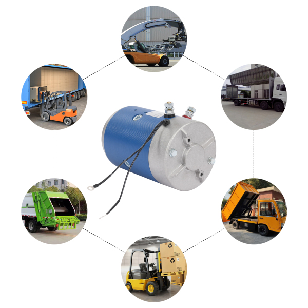 DC-motor heftruckmotor 2,2 kW-24 V DC-motor  met hoge prestaties