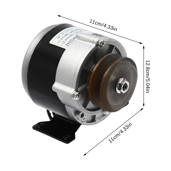 Elektromotor met snelheidsreductie, krachtige elektromotor met riemschijf, reductiemotor