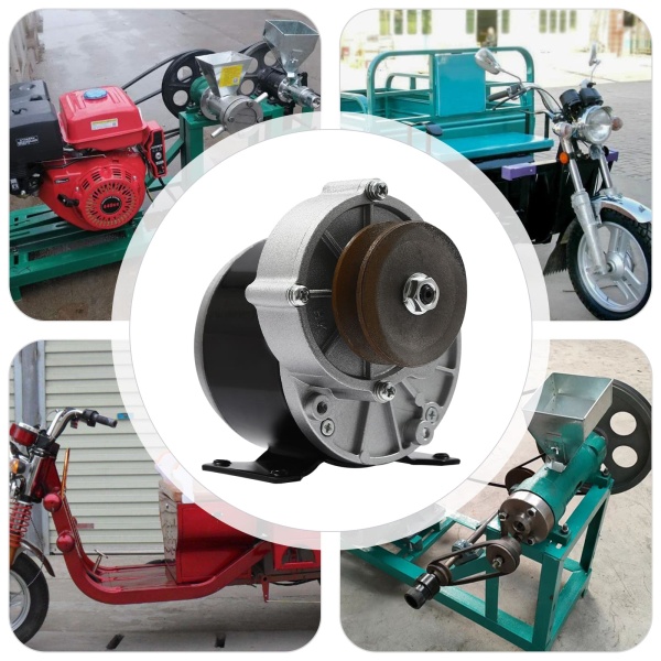 Elektromotor met snelheidsreductie, krachtige elektromotor met riemschijf, reductiemotor