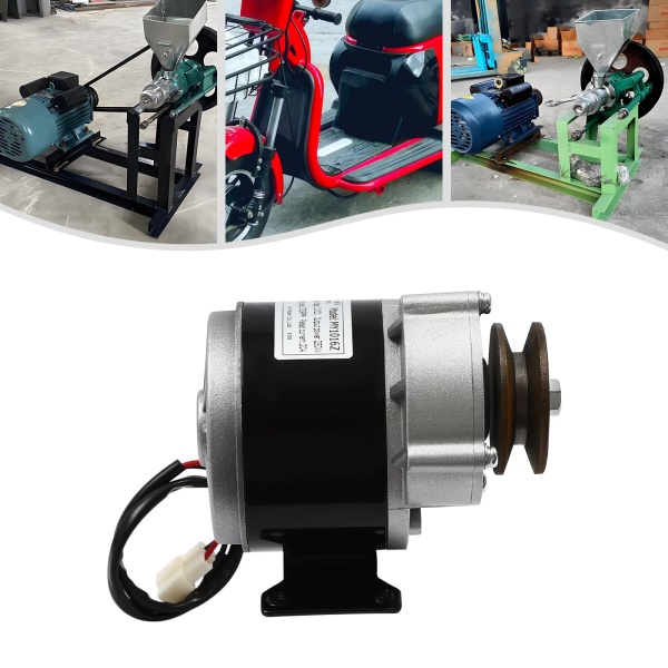 Elektromotor met snelheidsreductie, krachtige elektromotor met riemschijf, reductiemotor