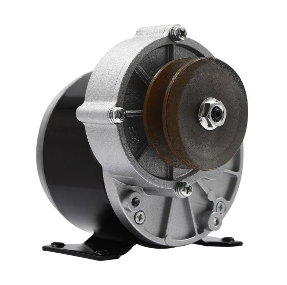Elektromotor met versnellingsbak, krachtige elektromotor met poelie, reductiemotor, 36V