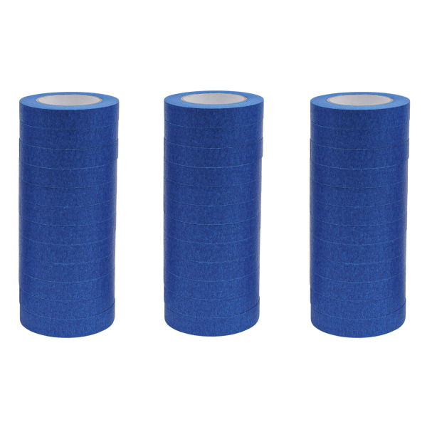36 rollen schilderstape, 24 mm x 55 m, blauwe masking, schilderstape, UV-bestendig, vochtbestendig 36 rollen schilderstape, 24 mm x 55 m, blauwe masking, schilderstape, UV-bestendig, vochtbestendig