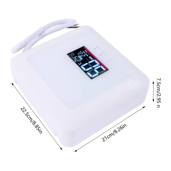 7500 W instant elektrische boiler met afstandsbediening, Ipx4, onder tafel, eenvoudig te installeren, voor keukens, badkamers, eetkamers, hotels, enz.