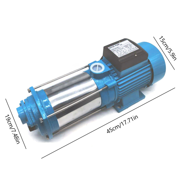 110m RVS Centrifugaalpomp, Centrifugaalpomp, Hogedruk Ondiepwaterputpomp