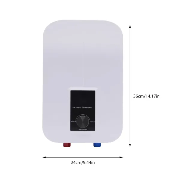 Mini Instant Keukenboiler 6500W, tankloze doucheboiler 220V Mini lagedruktank