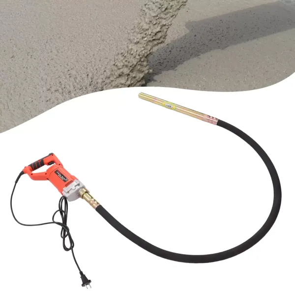 Elektrische betonvibrator, 1500 W binnenvibrator, 2 m trilstaaflengte, betonvibrator