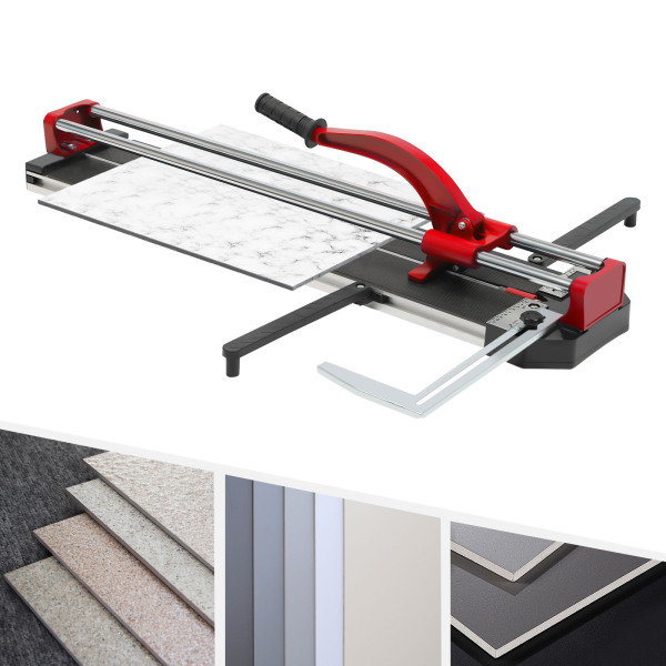Handmatige tegelsnijder Rood Geschikt voor het snijden van materialen met een dikte binnen 3/5'' en een breedte binnen 0,39-31'' Wandtegels Groeftegels Verhoogde tegels