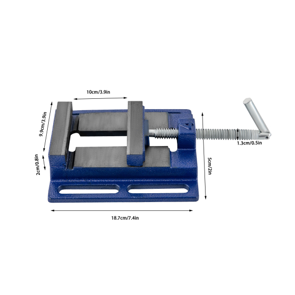 Professionele machine bankschroef 100 mm industriële tafel kolom boormachine gietijzer Professionele machine bankschroef 100 mm industriële tafel kolom boormachine gietijzer