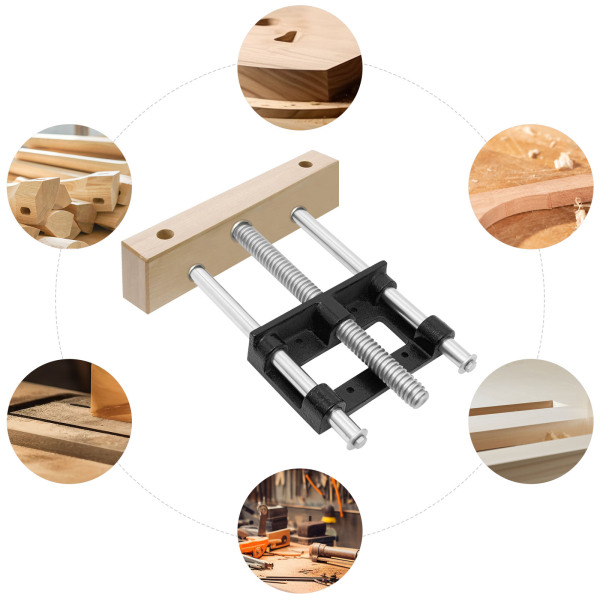 Professionele 7 "houtbewerkingstafelklem Houtbankschroef Voortang Bankschroef Houtbewerking Bankschroef Gebruikt voor houtbewerking Carving en schuren Metaalbewerking