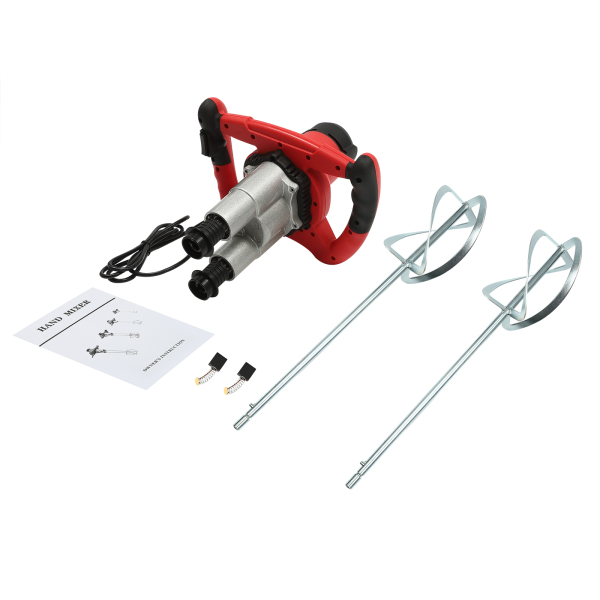 1800 W verf- en mortelroerwerk, mixers voor beton, verf, bitumen, enz., 6 snelheden optioneel 1800 W verf- en mortelroerwerk, mixers voor beton, verf, bitumen, enz., 6 snelheden optioneel