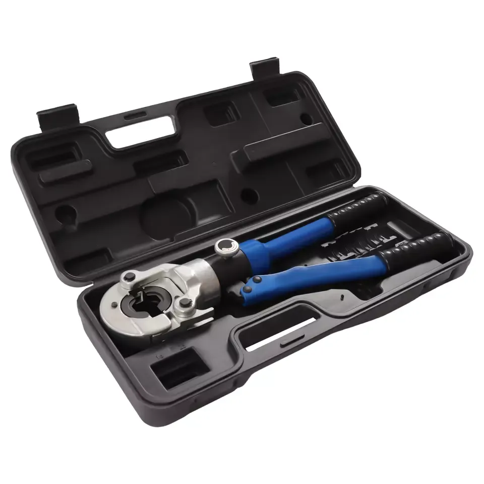 Koperen buisfittingen Hydraulische pijpkrimptang met 1/2 ", 3/4" en 1 "kaak Koperen pijpperstang, veel gebruikt in het drainagepijpleidingsysteem