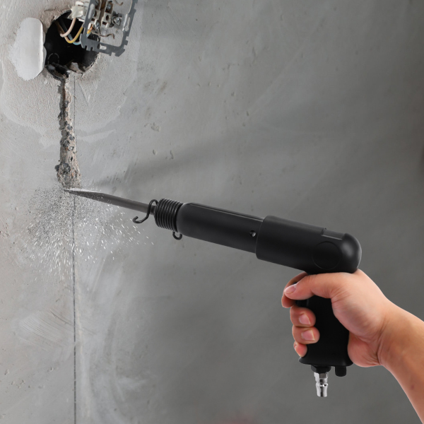 Luchthamerset, 9" x 6" luchthamerset met snelontgrendelingsbeugel, snel gesneden luchthamer met schop Luchthamerset, 9" x 6" luchthamerset met snelontgrendelingsbeugel, snel gesneden luchthamer met schop