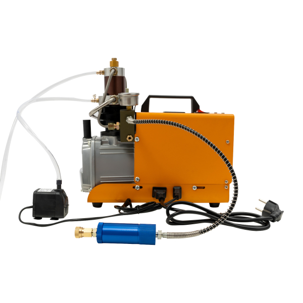 Draagbare PCP Luchtcompressor Pomp Hoge Druk Luchtcompressor Pomp Elektrische Luchtpomp 1.8KW 13.4*7.1*13.4in Oranje