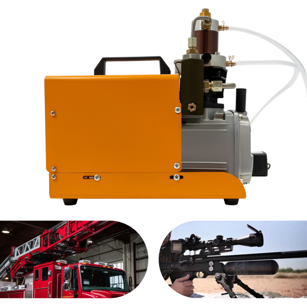 Draagbare PCP Luchtcompressor Pomp Hoge Druk Luchtcompressor Pomp Elektrische Luchtpomp 1.8KW 13.4*7.1*13.4in Oranje Draagbare PCP Luchtcompressor Pomp Hoge Druk Luchtcompressor Pomp Elektrische Luchtpomp 1.8KW 13.4*7.1*13.4in Oranje