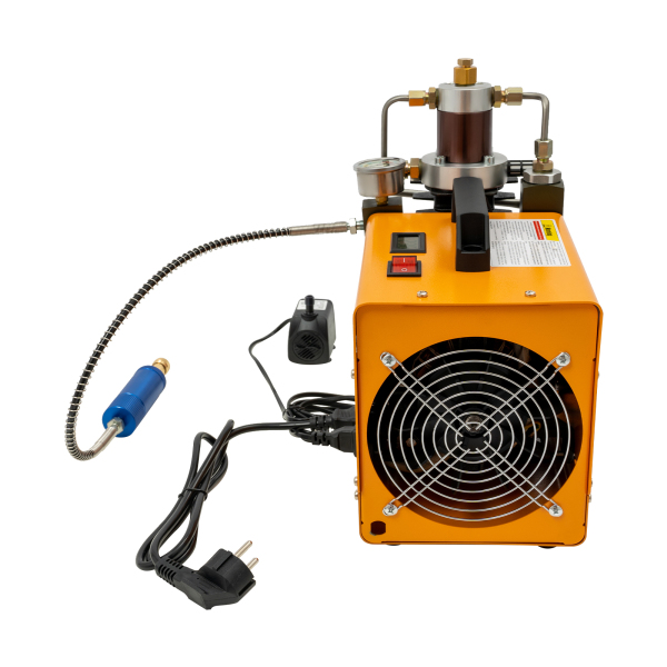 Draagbare PCP Luchtcompressor Pomp Hoge Druk Luchtcompressor Pomp Elektrische Luchtpomp 1.8KW 13.4*7.1*13.4in Oranje