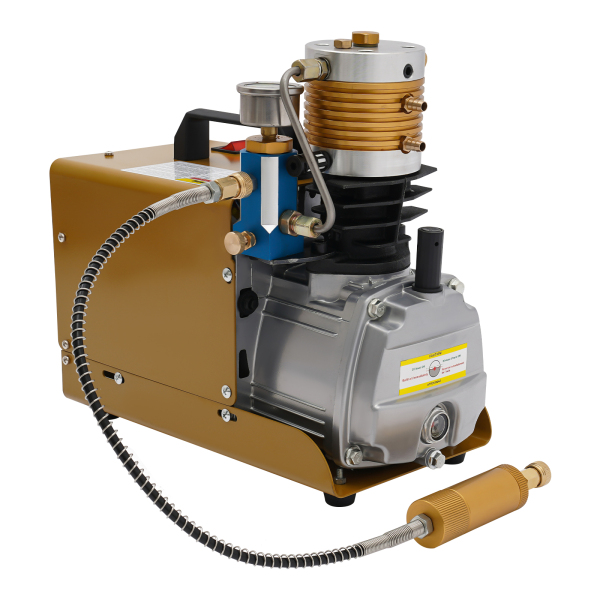 Draagbare PCP-luchtcompressor, hogedrukluchtcompressorpomp, elektrische luchtpomp - verbeterde en verbeterde versie Model Europese stekker 220V