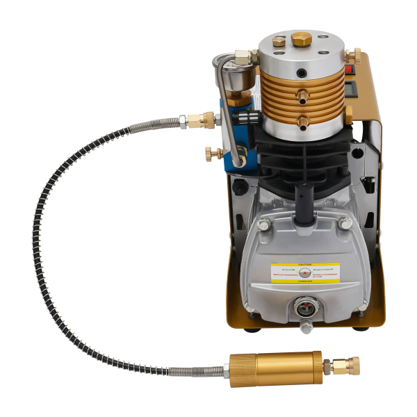 Draagbare PCP-luchtcompressor, hogedrukluchtcompressorpomp, elektrische luchtpomp - verbeterde en verbeterde versie Model Europese stekker 220V