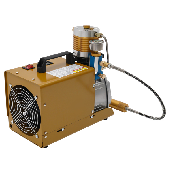 Draagbare PCP-luchtcompressor, hogedrukluchtcompressorpomp, elektrische luchtpomp - verbeterde en verbeterde versie Model Europese stekker 220V