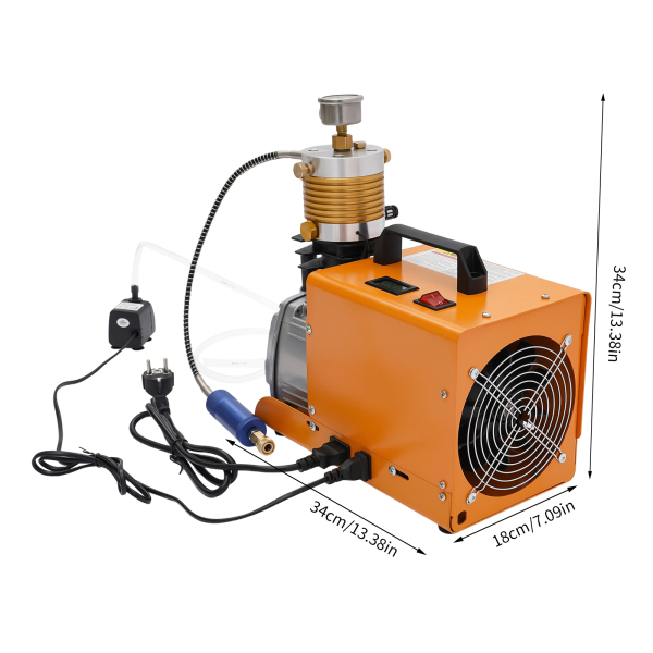 Draagbare PCP-luchtcompressorpomp, hogedrukluchtcompressorpomp, elektrische luchtpomp - elektrisch hoogspanningsmodel Draagbare PCP-luchtcompressorpomp, hogedrukluchtcompressorpomp, elektrische luchtpomp - elektrisch hoogspanningsmodel