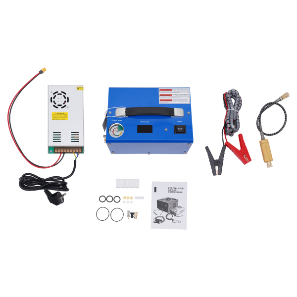 4500psi PCP luchtpompcompressor, hogedruk 30MPa/300Bar, 250W pomp, met transformator 4500psi PCP luchtpompcompressor, hogedruk 30MPa/300Bar, 250W pomp, met transformator