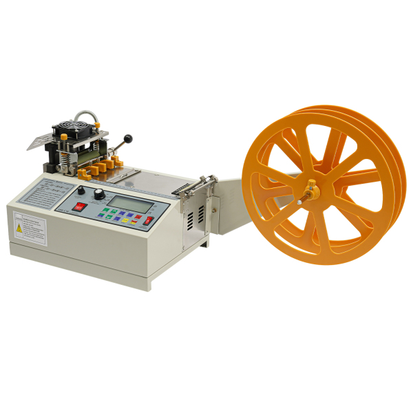 400W 220V Webbing Snijmachine Automatische Warme en Koude Tape Snijder Automatische Lint Band Stof Snijder 15.75*11.8*11in Wit
