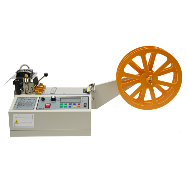 400W 220V Webbing Snijmachine Automatische Warme en Koude Tape Snijder Automatische Lint Band Stof Snijder 15.75*11.8*11in Wit