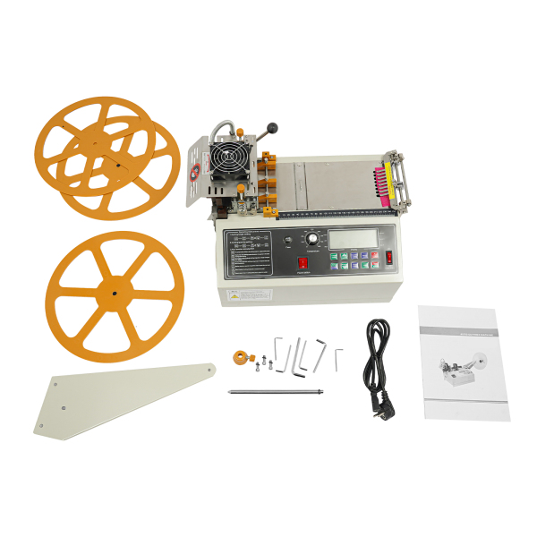 Webbing snijmachine, automatische warme en koude tape snijder, automatische lintband stof snijder Webbing snijmachine, automatische warme en koude tape snijder, automatische lintband stof snijder