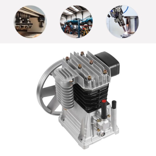 2,2 kW 2065-3 PK Gesmeerde luchtpompkop 3 PK Cilinder 250 l/min