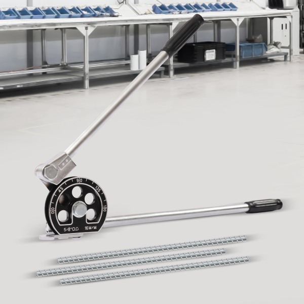 Pijpenbuigmachine, Pijpenbuigcapaciteit 5/8 inch, Buighoek: 0~180, voor aluminium en roestvrijstalen pijpen