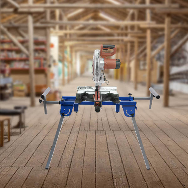 Crosscut Saw Work Table, Saw Table, Underframe Machine Table, verstelbaar en opvouwbaar ontwerp