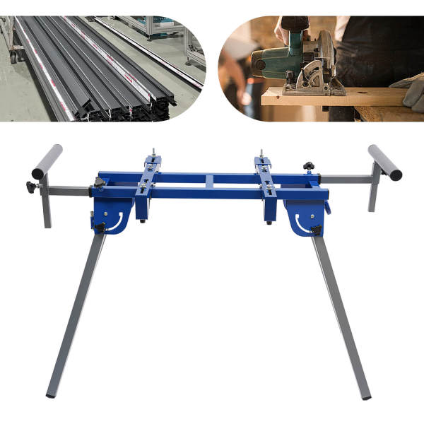 Crosscut Saw Work Table, Saw Table, Underframe Machine Table, verstelbaar en opvouwbaar ontwerp Crosscut Saw Work Table, Saw Table, Underframe Machine Table, verstelbaar en opvouwbaar ontwerp