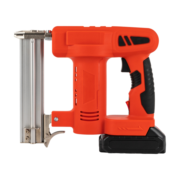 2 in 1 nietmachine, elektrische nietmachine met batterij en oplader, nietmachine op batterijen, rood