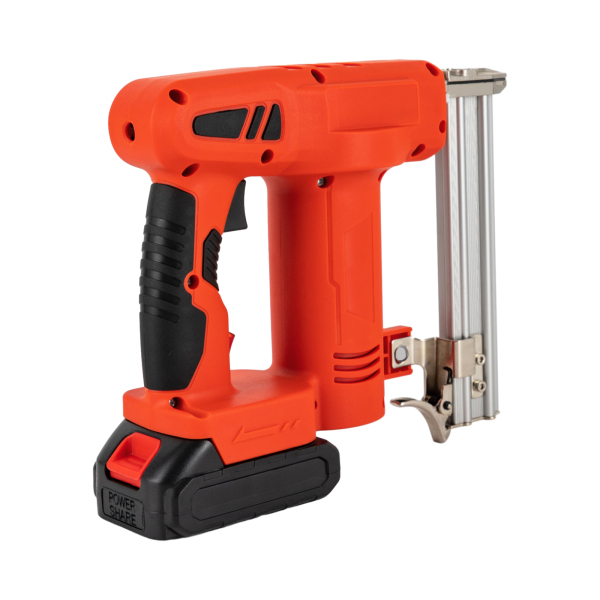 2 in 1 nietmachine, elektrische nietmachine met batterij en oplader, nietmachine op batterijen, rood