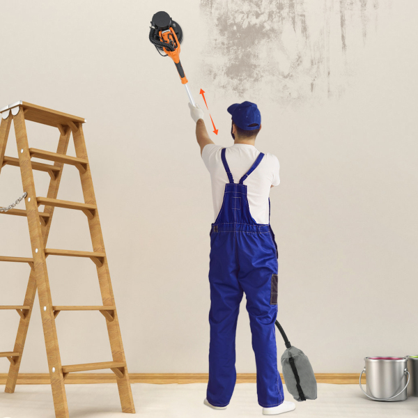 750W 2,2 m elektrische plafond- en muurschuurmachine met stofafzuiging, gipsplaatschuurmachine met variabele snelheid, elektrische stofvrije gipsplaatschuurmachine 750W 2,2 m elektrische plafond- en muurschuurmachine met stofafzuiging, gipsplaatschuurmachine met variabele snelheid, elektrische stofvrije gipsplaatschuurmachine