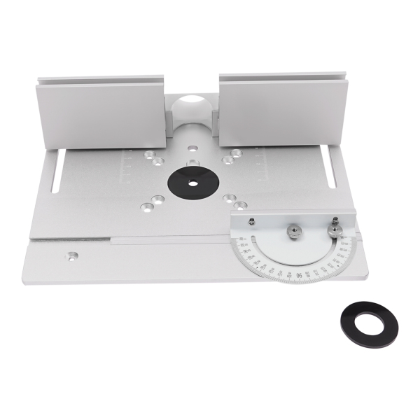 Freestafel insteekplaat Flip Plate voor houtgraveermachine (zilver)