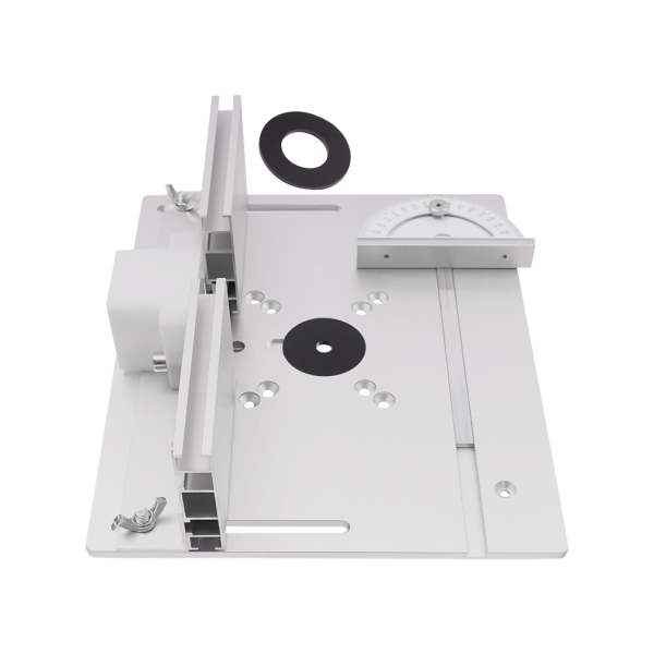 Freestafel insteekplaat Flip Plate voor houtgraveermachine (zilver) Freestafel insteekplaat Flip Plate voor houtgraveermachine (zilver)