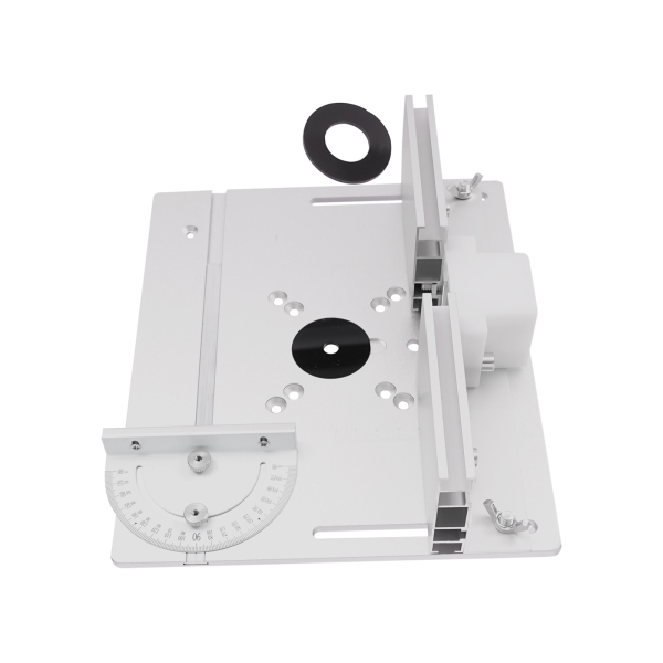 Freestafel insteekplaat Flip Plate voor houtgraveermachine (zilver) Freestafel insteekplaat Flip Plate voor houtgraveermachine (zilver)