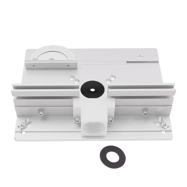 Freestafel insteekplaat Flip Plate voor houtgraveermachine (zilver) Freestafel insteekplaat Flip Plate voor houtgraveermachine (zilver)