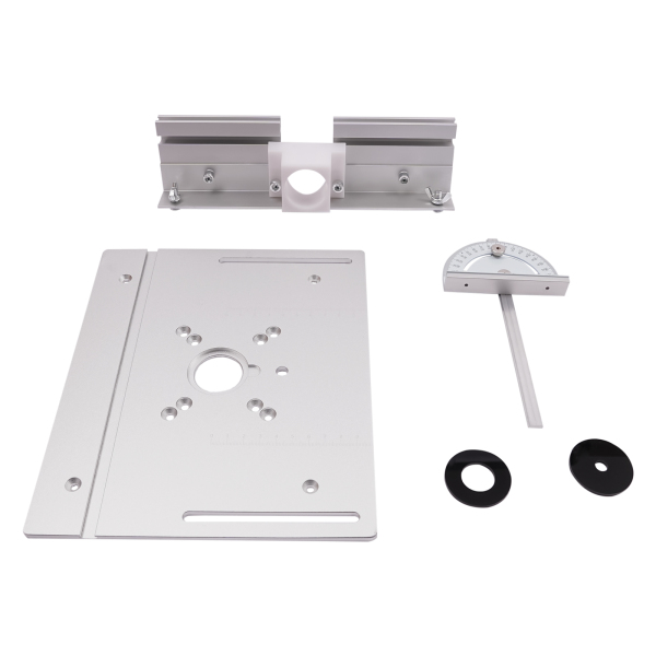 Freestafel insteekplaat Flip Plate voor houtgraveermachine (zilver) Freestafel insteekplaat Flip Plate voor houtgraveermachine (zilver)
