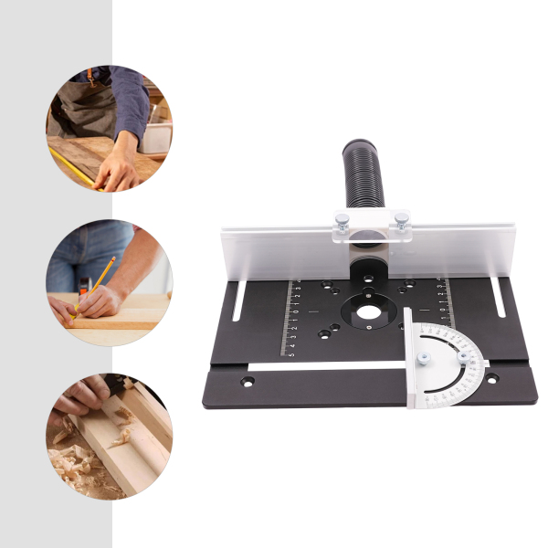 De Plaat van het Tussenvoegsel van de routerlijst, Houten de Bord Flip van de Aluminiumlegering van de Router, In orde makend Hulpmiddelen, 24*20cm De Plaat van het Tussenvoegsel van de routerlijst, Houten de Bord Flip van de Aluminiumlegering van de Router, In orde makend Hulpmiddelen, 24*20cm